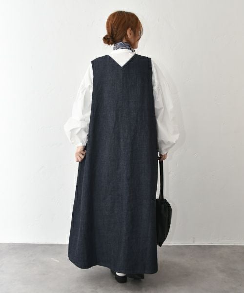 No18｜デニムノースリーブワンピース [[CE1OP260102]][C]