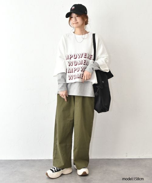  IN THE MARKET｜ワイドイージーパンツ [[C-2531]][C]
