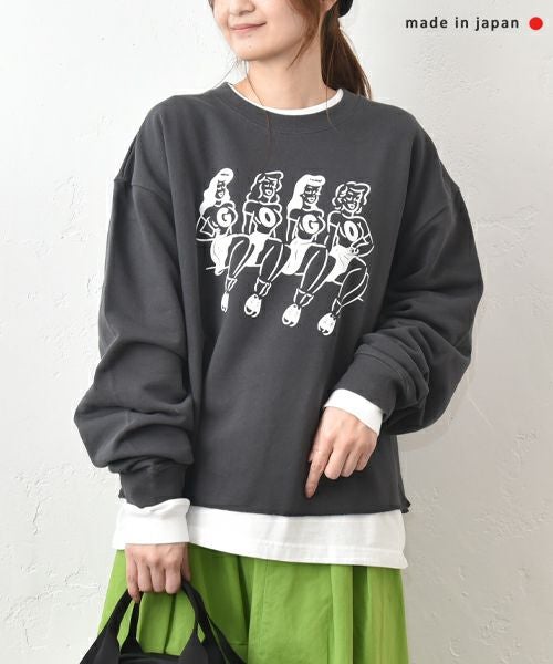 her.｜プリント入りスウェットプル [[MTAH510-0106]][C]