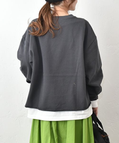 her.｜プリント入りスウェットプル [[MTAH510-0106]][C]