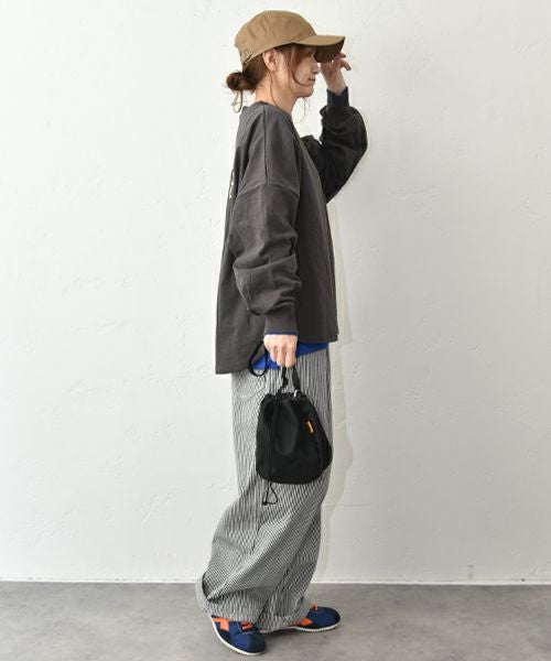  CUBE SUGAR｜バックプリントパフスリーブカットソー [[15104635]][C]