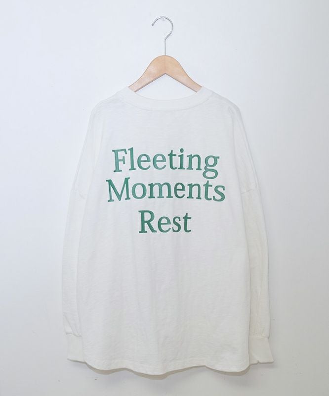  CUBE SUGAR｜バックプリントパフスリーブカットソー [[15104635]][C]