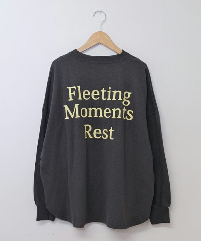  CUBE SUGAR｜バックプリントパフスリーブカットソー [[15104635]][C]