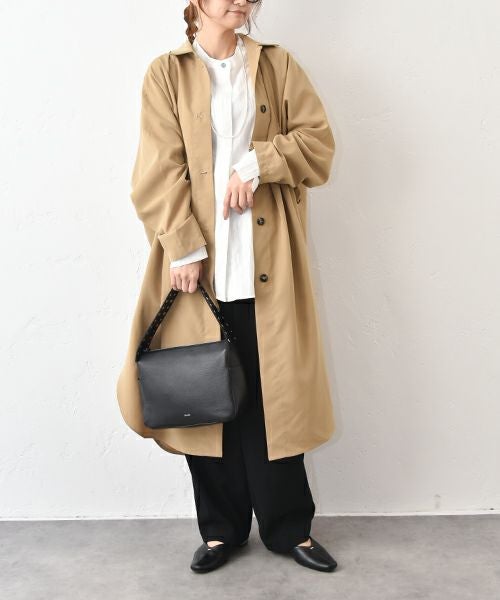  HUMS｜サイドギャザーシャツコート [[HUM-081]][C]