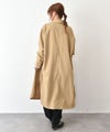 HUMS｜サイドギャザーシャツコート [[HUM-081]][C]