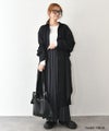  HUMS｜サイドギャザーシャツコート [[HUM-081]][C]