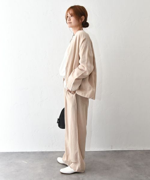 hagumu｜リネンパンツセットアップ [[125707]][C]