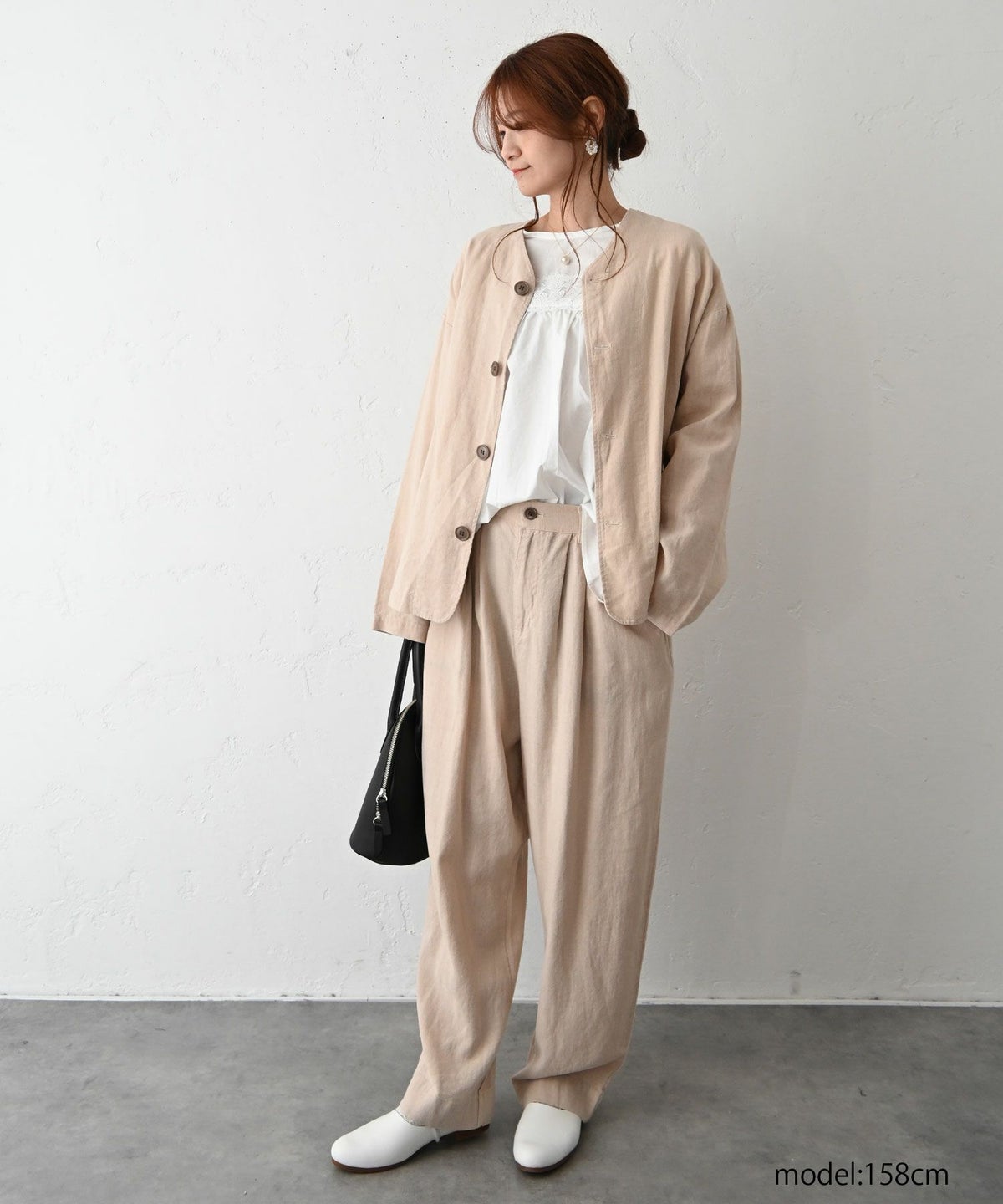 hagumu｜リネンパンツセットアップ [[125707]][C]