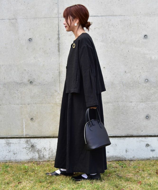 hagumu｜リネンワンピースセットアップ [[125709]][C]