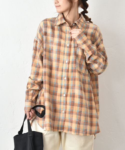 IN THE MARKET｜チェック柄オーバーシャツ [[IN-113]][C]