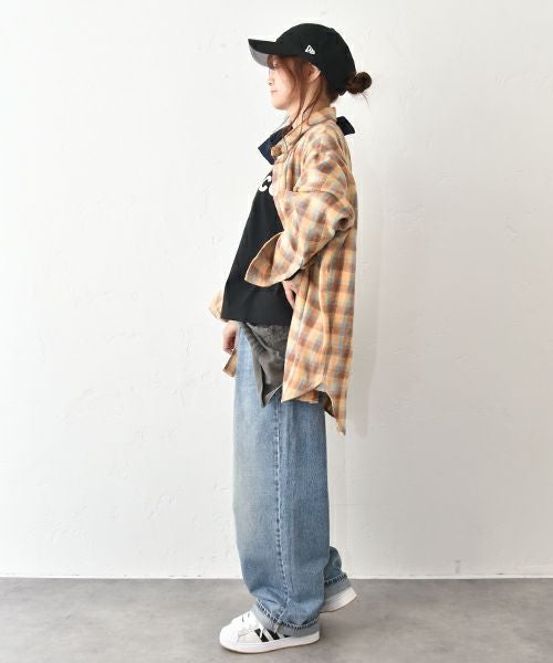 IN THE MARKET｜チェック柄オーバーシャツ [[IN-113]][C]