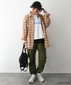 IN THE MARKET｜チェック柄オーバーシャツ [[IN-113]][C]