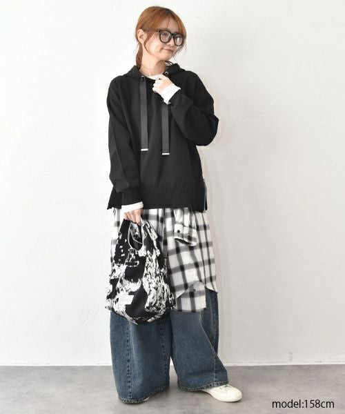 HUMS｜サイドジップパーカー [[RNK-2611]][C]