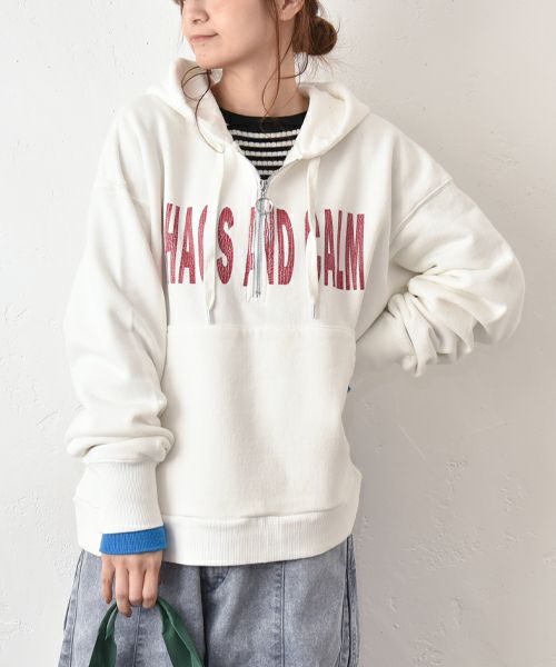 RNA｜トンプキングハーフZIPフーディー [[M2590]][C]