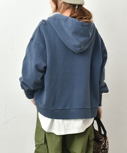 RNA｜トンプキングハーフZIPフーディー [[M2590]][C]