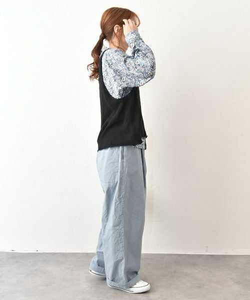 hagumu｜麻混ニットベスト [[MT-0495]][C]