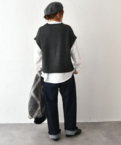 hagumu｜ニット×シャツアンサンブル [[CPMA-1355]][C]