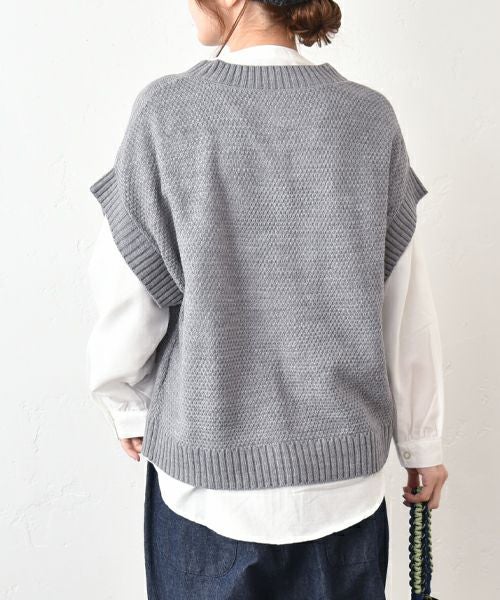 hagumu｜ニット×シャツアンサンブル [[CPMA-1355]][C]