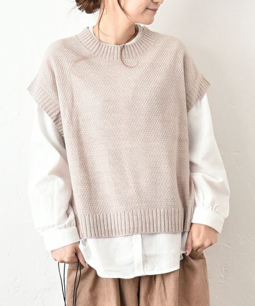 hagumu｜ニット×シャツアンサンブル [[CPMA-1355]][C] | ma28 ONLINE STORE