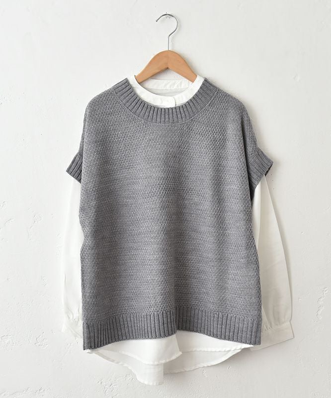  hagumu｜ニット×シャツアンサンブル [[CPMA-1355]][C]