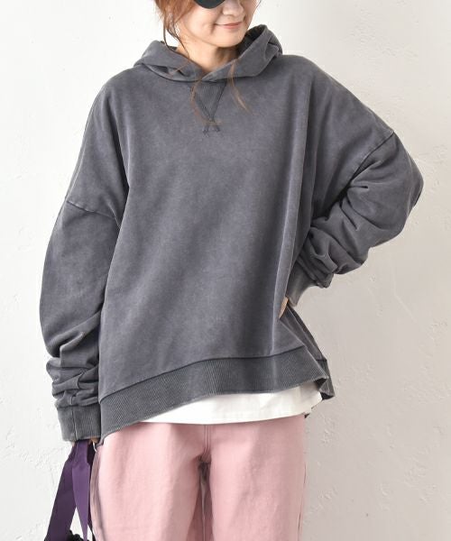 IN THE MARKET｜ピグメント加工ウェットパーカー [[C-2501]][C]