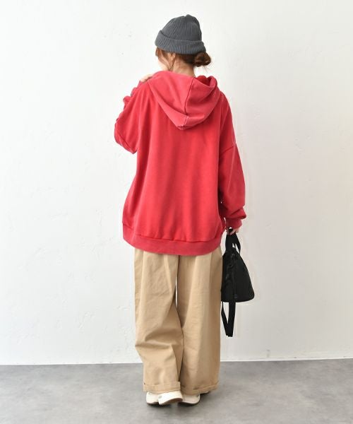 IN THE MARKET｜ピグメント加工ウェットパーカー [[C-2501]][C]