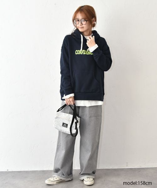 her.｜ロゴ入りスウェットパーカー [[131349H]][C]