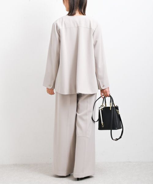 chignon/Wrapin nine 9｜ベルト付きワイドパンツ [[3856-445MK]][F