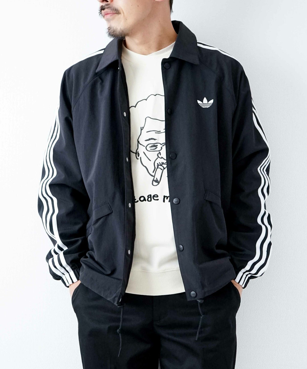 adidas｜3-STRIPES COACH JACKET [[KE3598]][D]