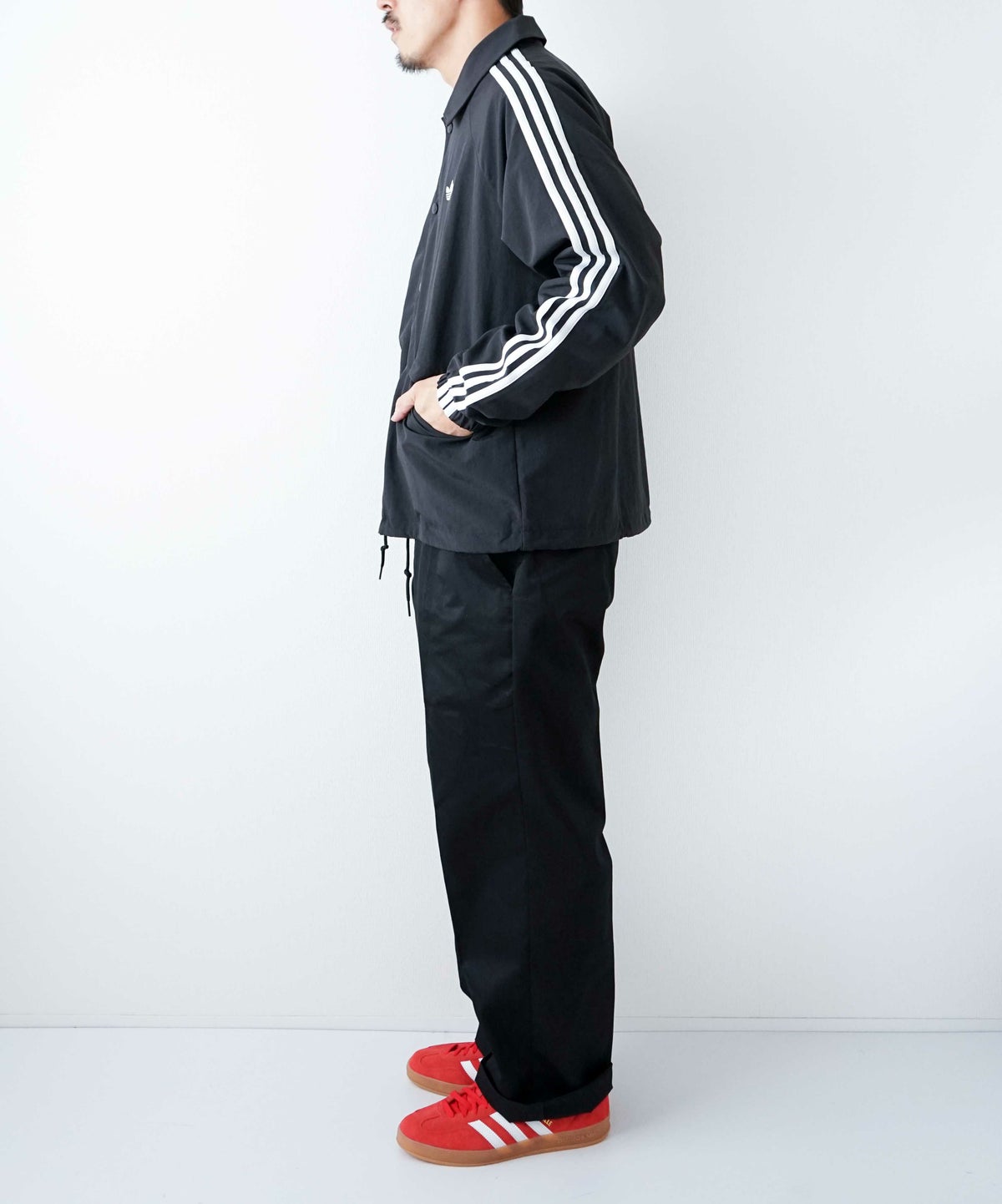 adidas｜3-STRIPES COACH JACKET [[KE3598]][D]