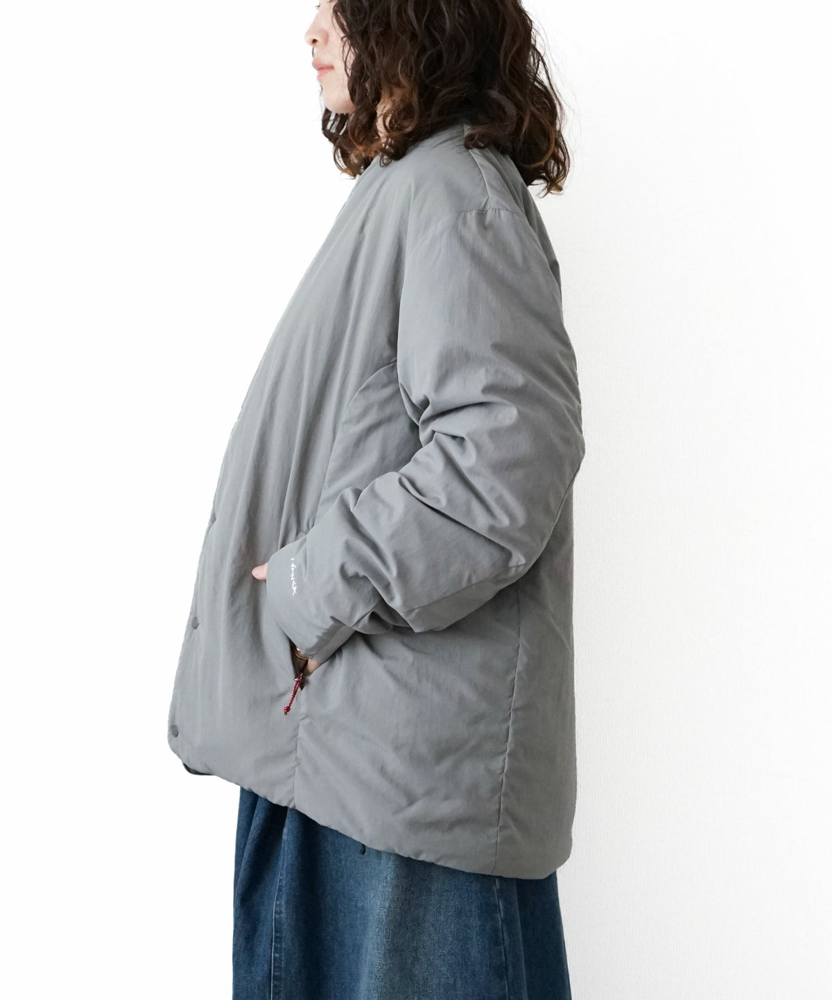 NANGA｜NO COLLAR SOFT DOWＮ CARDIGAN [[N2500-0E004A-26SS]][D]