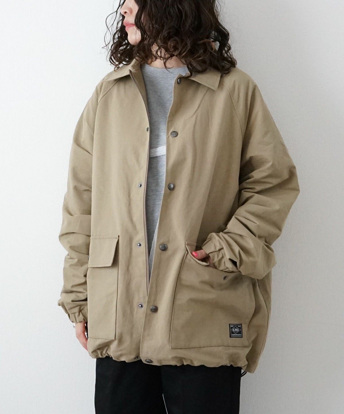 BIG MIKE｜デザインメッシュ コーチジャケット [[102616500]][D]