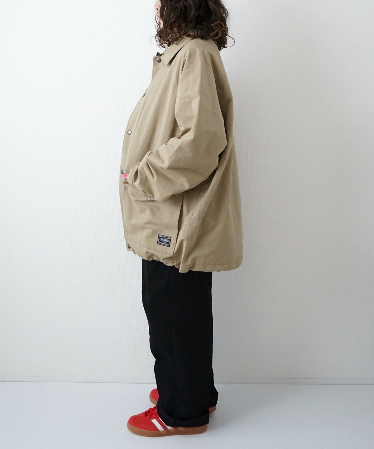 BIG MIKE｜デザインメッシュ コーチジャケット [[102616500]][D]