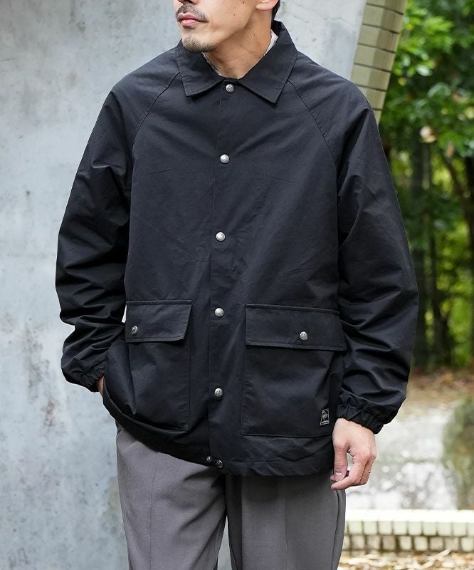 BIG MIKE｜デザインメッシュ コーチジャケット [[102616500]][D]