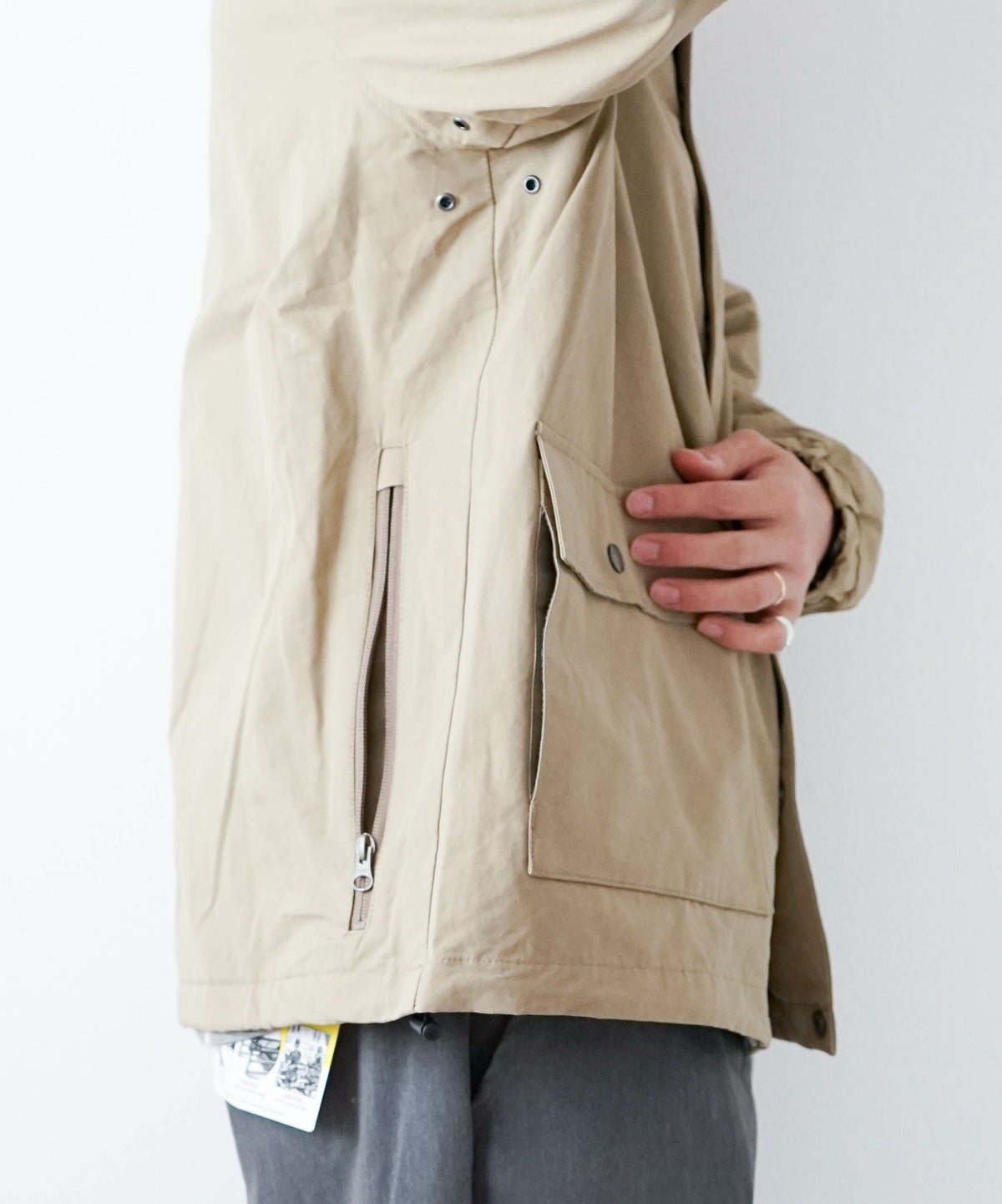 BIG MIKE｜デザインメッシュ コーチジャケット [[102616500]][D]