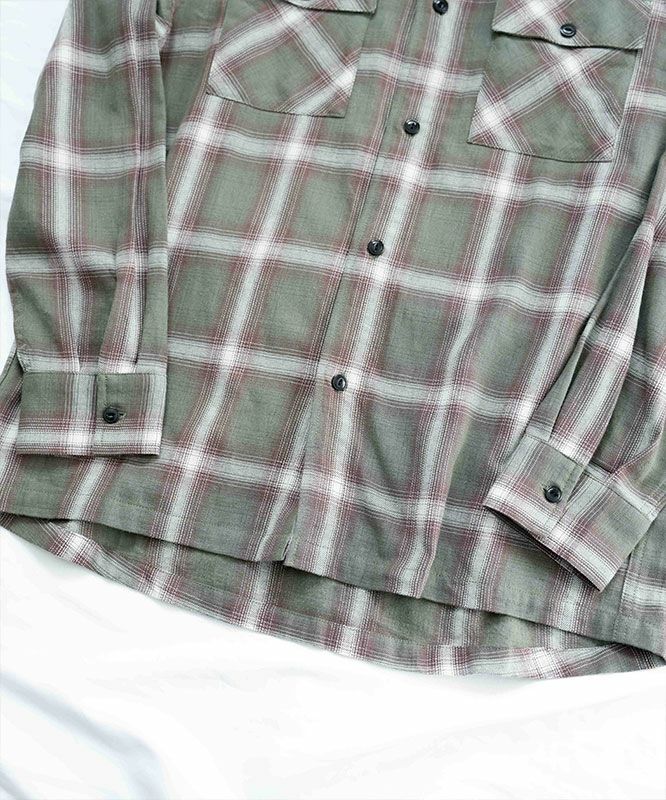 BIG MIKE｜ライトフランネルシャツ [[102615101]][D]