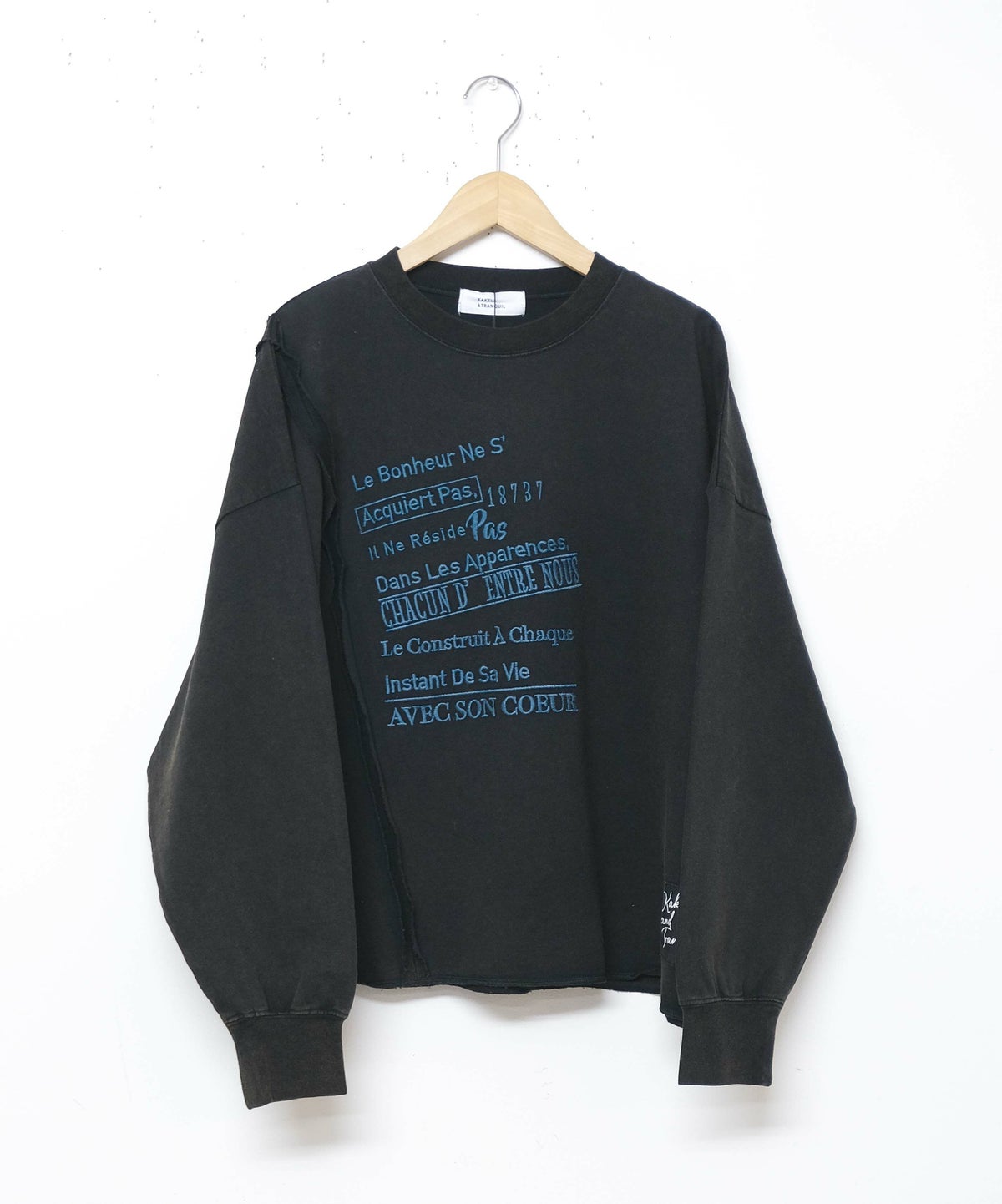 KAKELA & TRANQUIL｜ワイド切り替え刺繍ロゴ [[12510-377-10]][D]