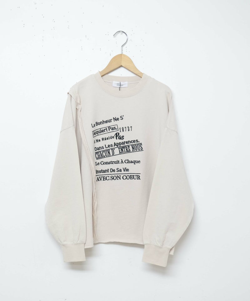 KAKELA & TRANQUIL｜ワイド切り替え刺繍ロゴ [[12510-377-10]][D]