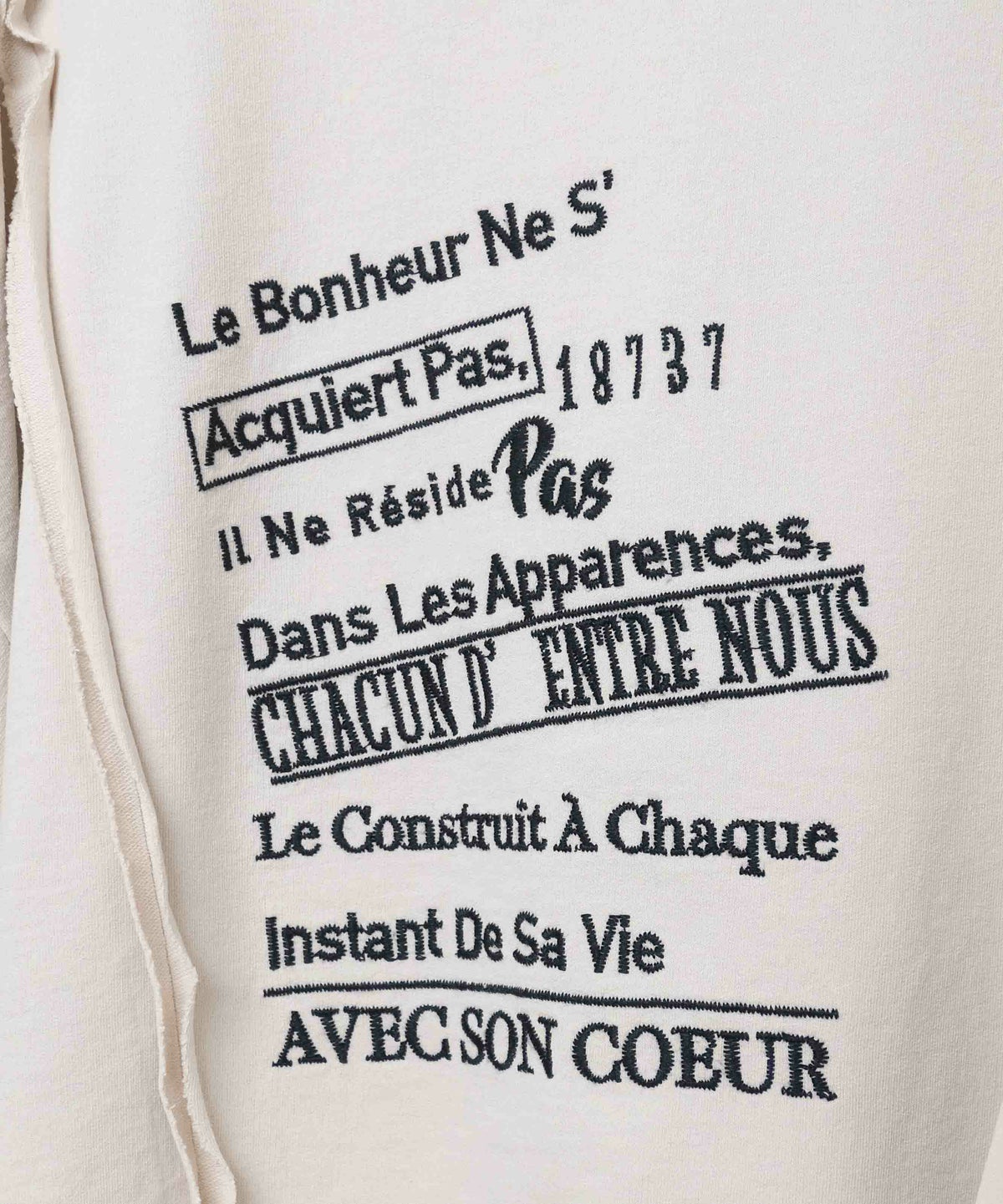 KAKELA & TRANQUIL｜ワイド切り替え刺繍ロゴ [[12510-377-10]][D]