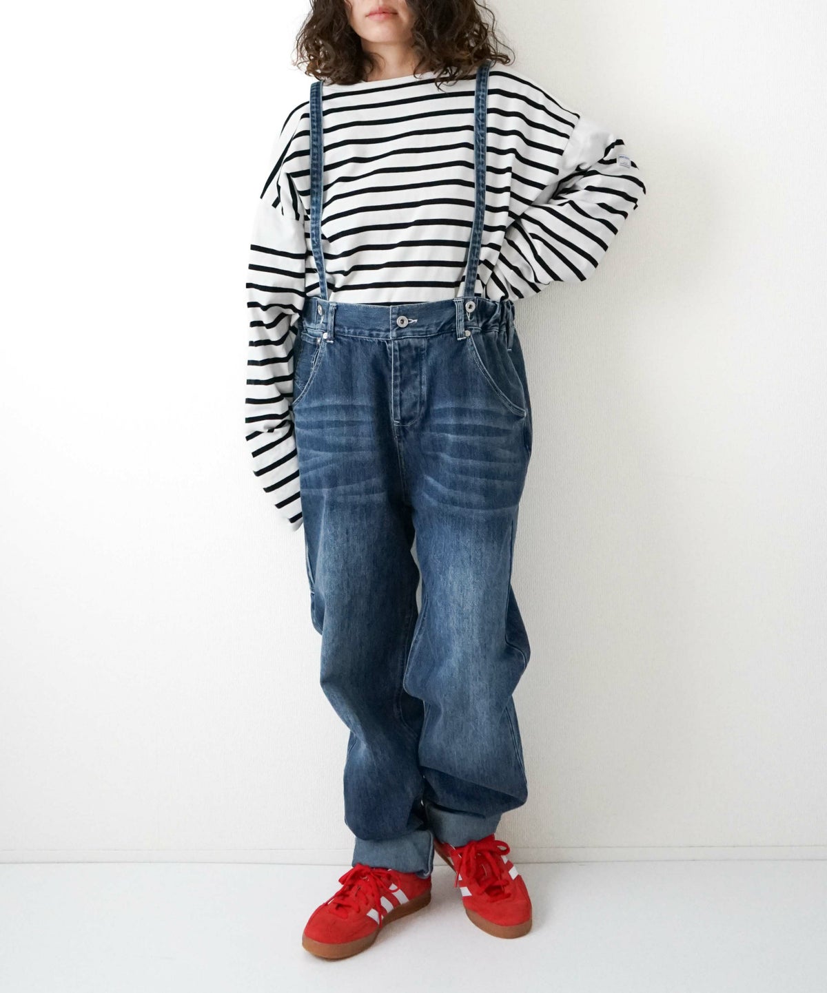 day standard｜サスペンダーテーパードデニムパンツ [[day-036]][D]