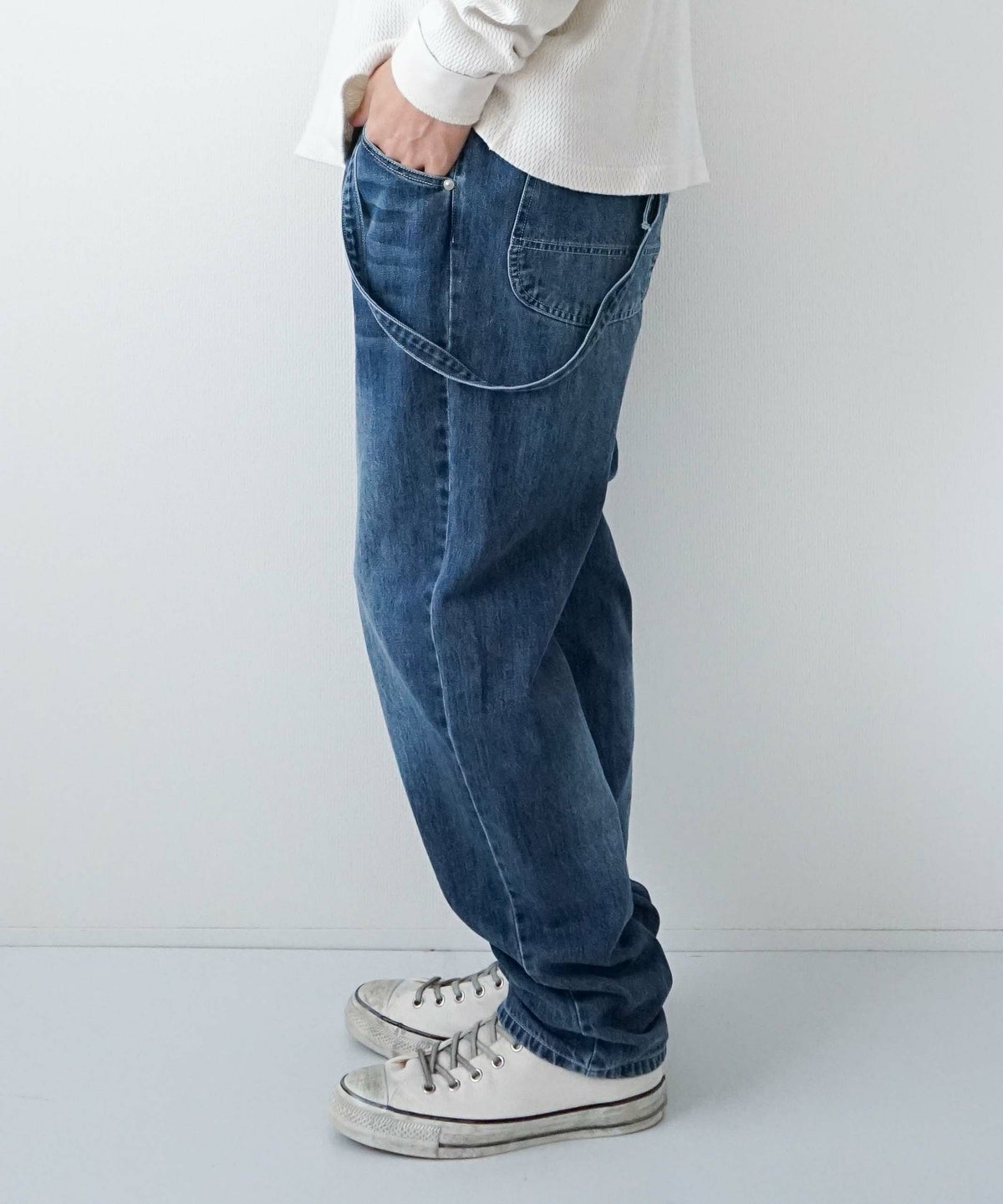 day standard｜サスペンダーテーパードデニムパンツ [[day-036]][D]