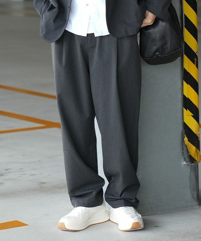 day standard｜ONE-TUCK STRETCH PANTS [[day-032]][D]