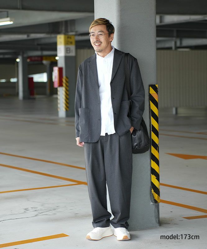 day standard｜ONE-TUCK STRETCH PANTS [[day-032]][D]