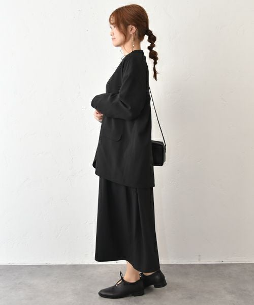 un cinq｜ノーカラージャケット [[U-04]][C]