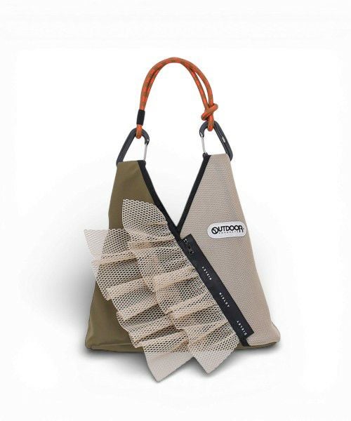 Risley｜トライアングルフリルメッシュBAGミニ [[R2601-TMM47]][F