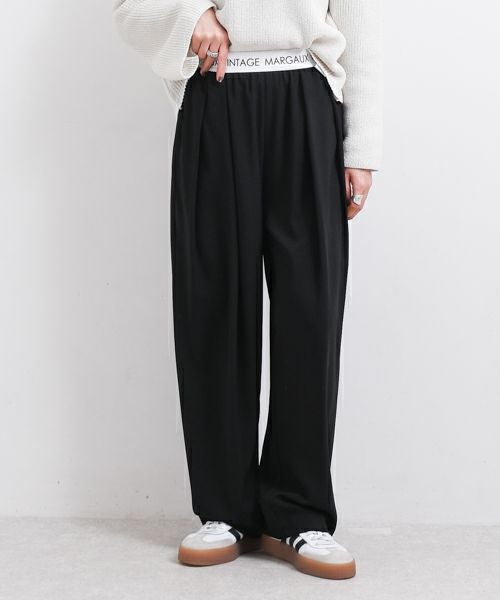 MARGAUX VINTAGE｜ウエストロゴタックパンツ [[MG PT-26007-S]][F