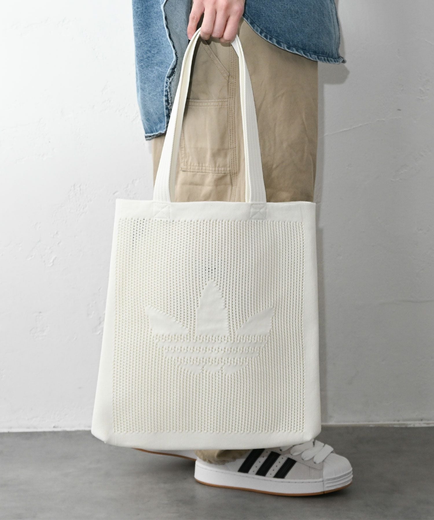 adidas｜CROCHET TOTE BAG [[CE035(KD1001/KD1002)]][C] | ma28 ONLINE