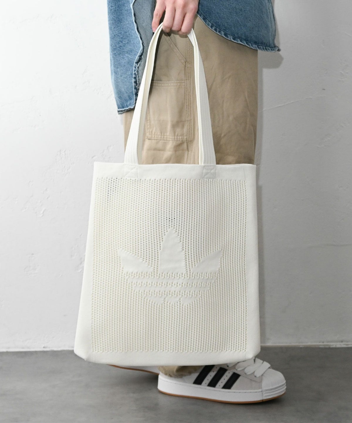 adidas｜CROCHET TOTE BAG [[CE035(KD1001/KD1002)]][C]