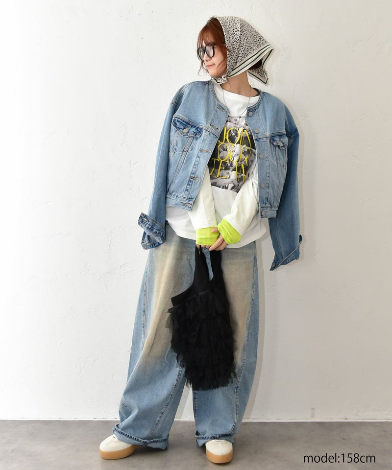 LEVI´S｜ノーカラーデニムジャケット [[006EZ-0001]][C] | ma28 ONLINE 