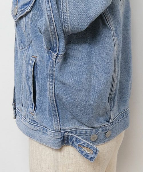 LEVI´S｜ノーカラーデニムジャケット [[006EZ-0001]][C] | ma28 ONLINE